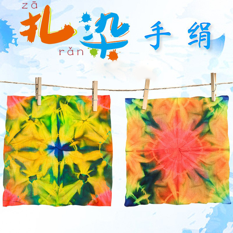 Tie -dye handkerchief