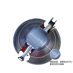 CPUヒートシンク1150パソコンデスクトップケース本体CPUファン1155空冷静音ヒートシンクファン