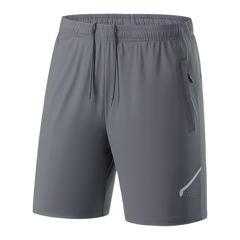 Ice Silk Quick-drying Men's Shorts 2025 New Fashion Brand Men's Summer Sports Casual Pants Men's Fitness Men's Pants