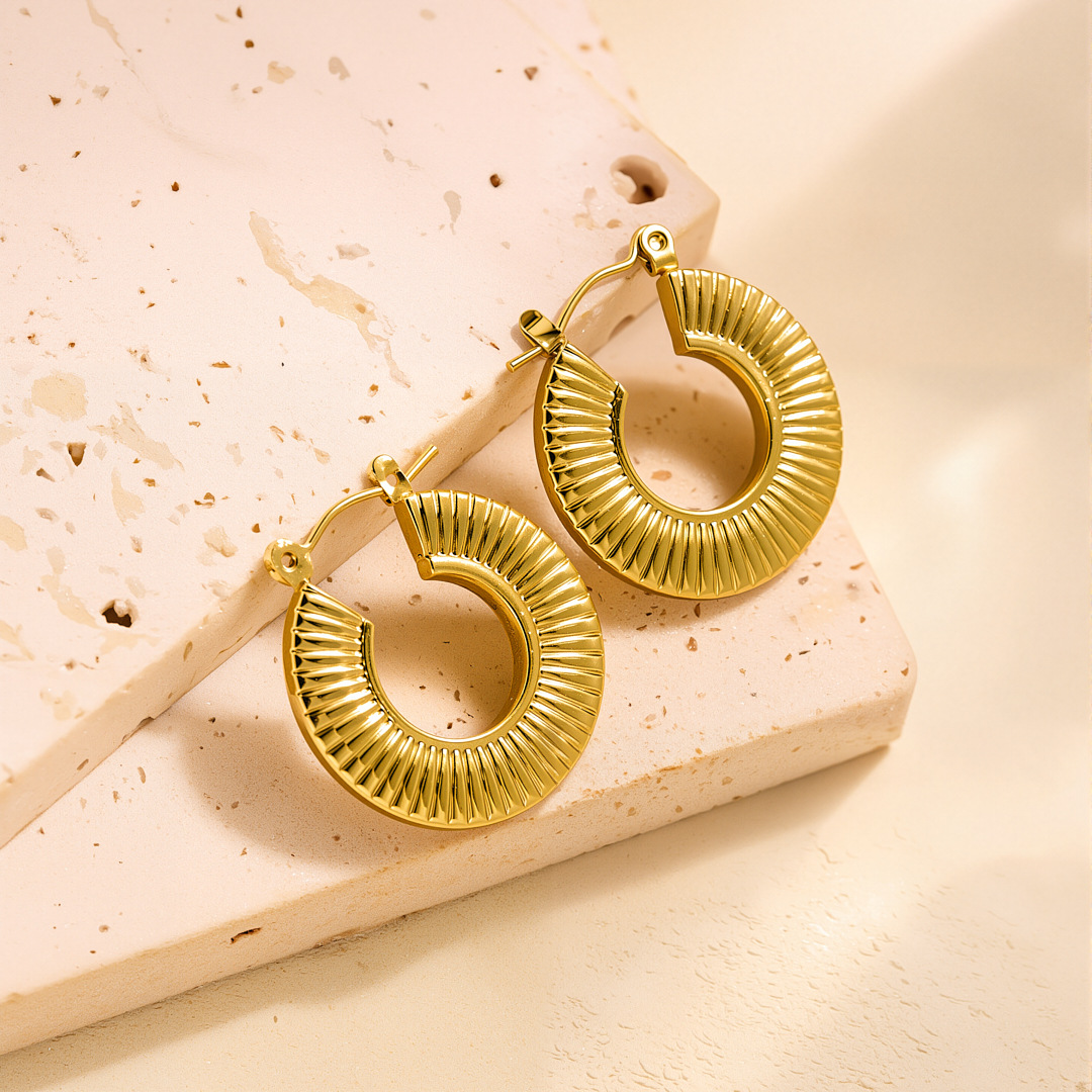 Eh090 earrings gold