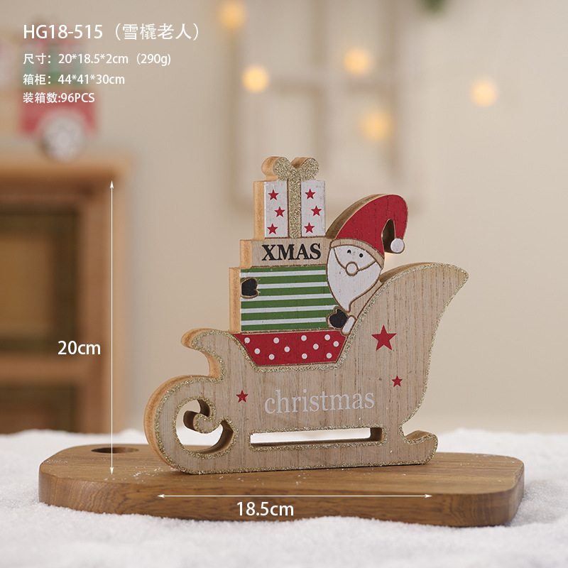 Bienvenido al alfabeto de madera creativa decoración navideña árbol de navidad decoraciones de mesa decoraciones navideñas Feliz Navidad