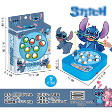 跨境爆款主题电动磁性钓鱼酷米卡皮迪仔布拉LA卡通潮玩儿童钓鱼玩