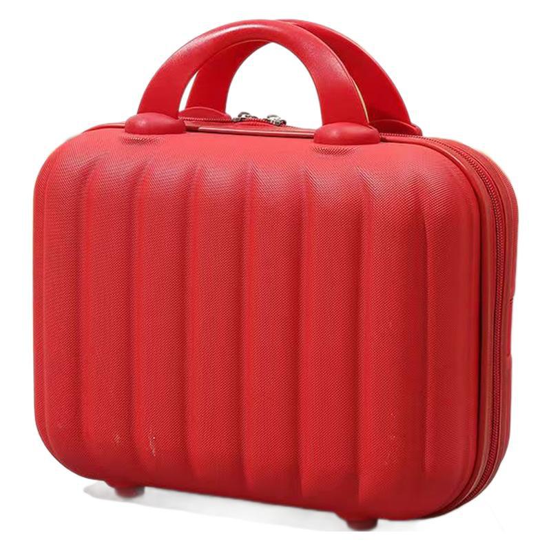 Macarón 14 pulgadas maquillaje maleta de mano regalo mini caramelo pan bolsa de viaje