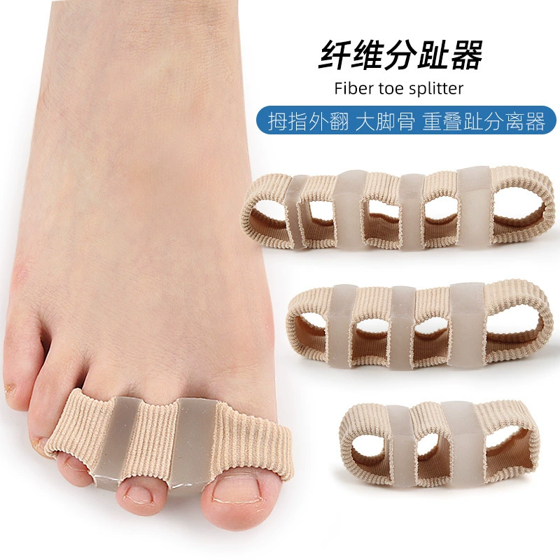 Пятипорный волокнистый шнурер большой палец вальгусный большой палец большой ноги перекрывающийся палец с двойным отверстием