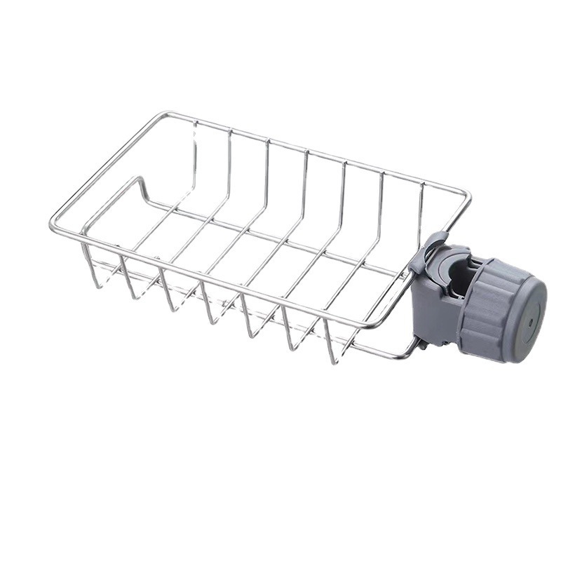 Hogar grifo de la cocina rack de almacenamiento de acero inoxidable fregadero drenaje rack ponche-libre cocina rack de almacenamiento al por mayor