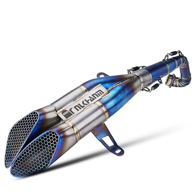 Titanium Alloy Full-Length Seamless Direct — Motorcycle exhaust pipe