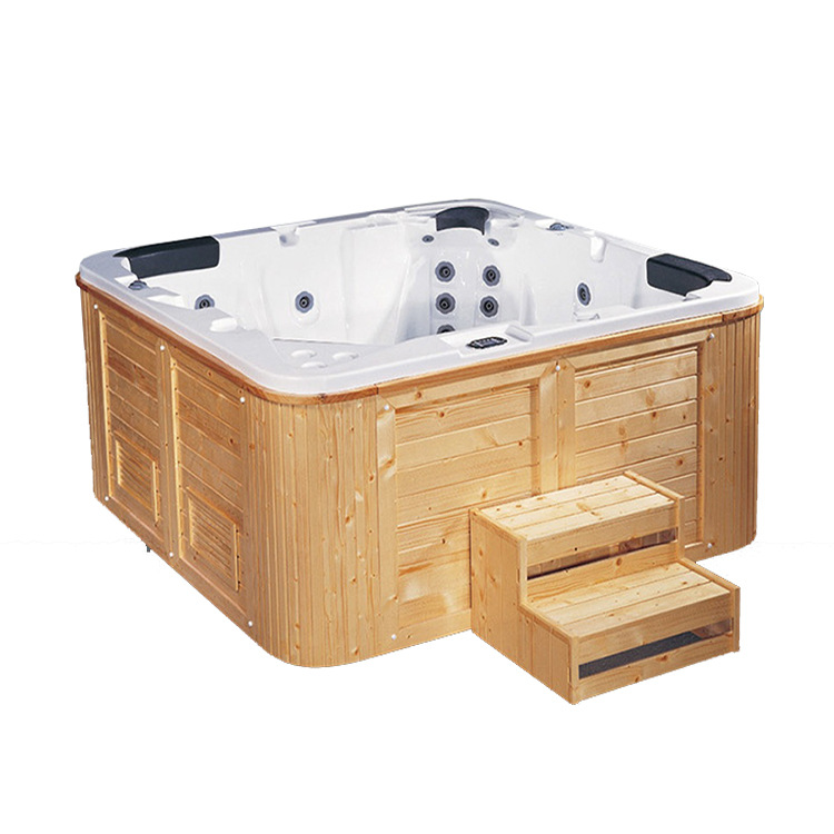 Piscina de masaje al aire libre bañera de surf spa 5 personas bañera de baño bañera de piscina genio