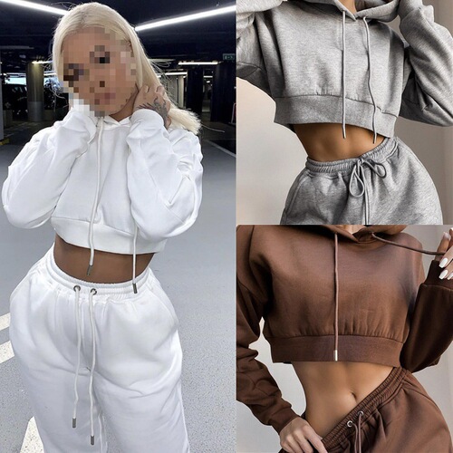 Casual sportswear winter clothes for women