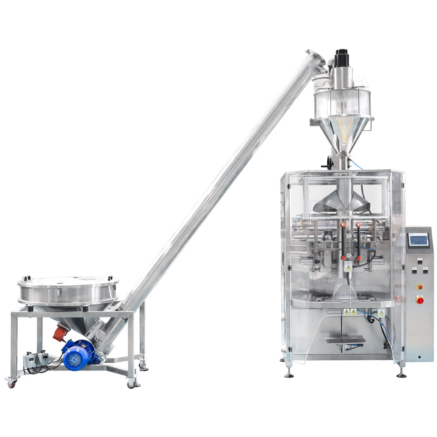 Máquina de llenado de bolsas de polvo cuantitativa vertical automática de pesaje máquina de clasificación de polvo máquina de envasado automático