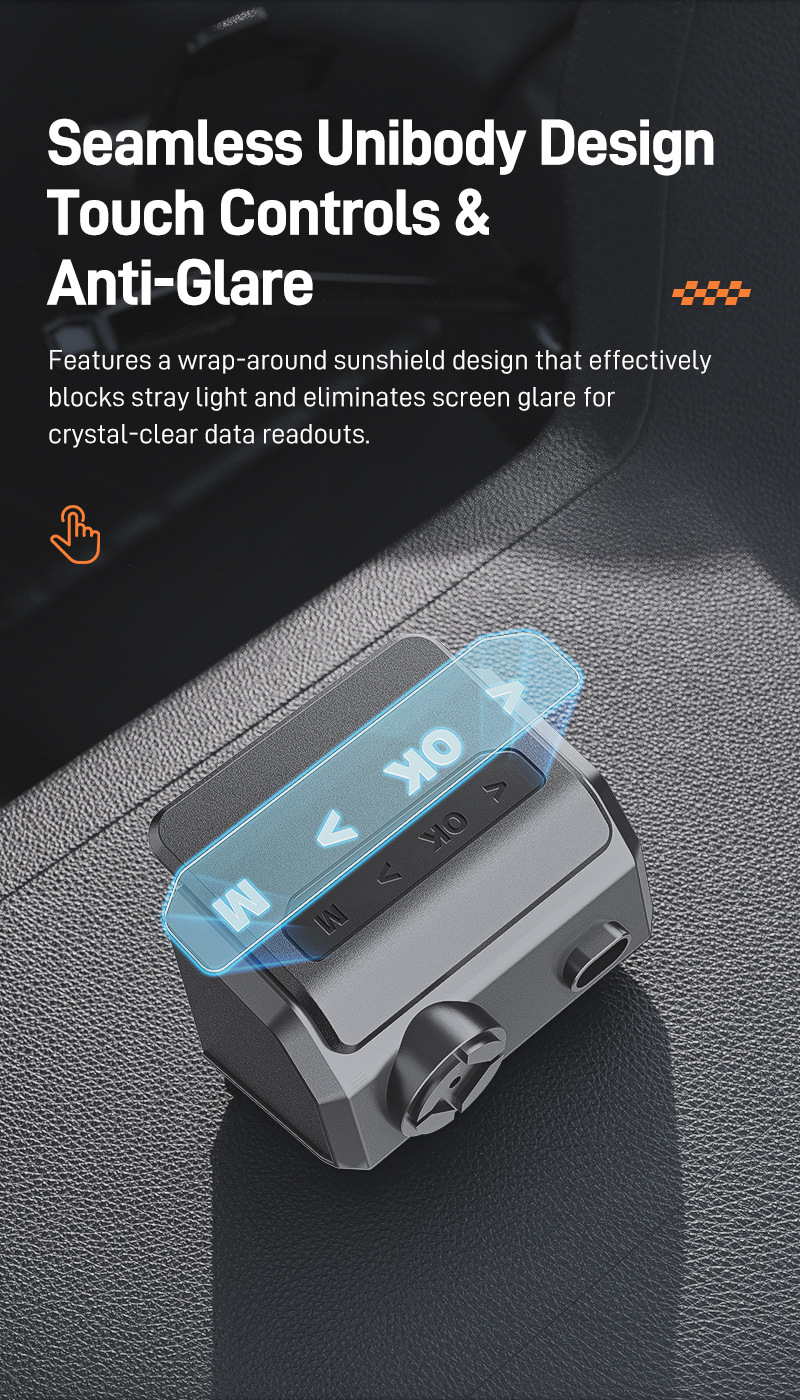 New Hot-Selling Car Hud Head-Up Display High-Definition Lcd Display Obd Driving Computer Factory Direct Sale