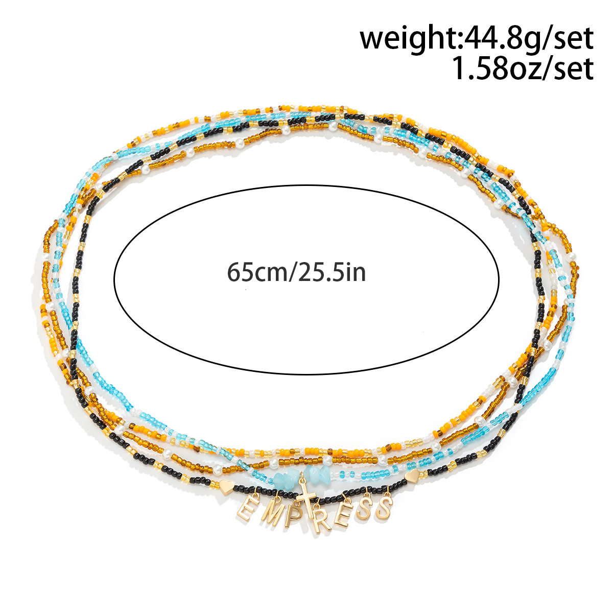 Simple Style Color Block Bead Shell Wholesale Waist Chain display picture 1