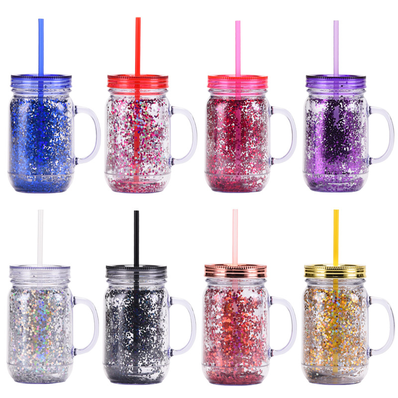 650g Weight Casual Vacation Solid Color Plastic Water Bottles 1 Piece