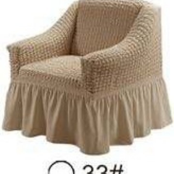 Cubresofá Seersucker universal, de poliéster elástico con falda, decoración para todas las estaciones, venta directa de fábrica.