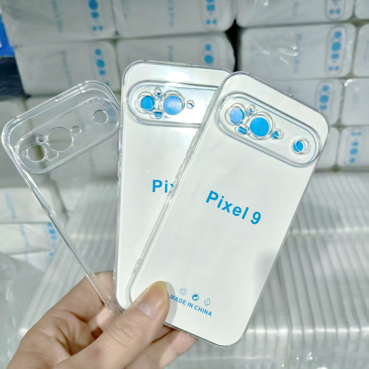 1.5mm高透直边TPU软壳 适用Google谷歌Pixel 9A防摔透明TPU清水套