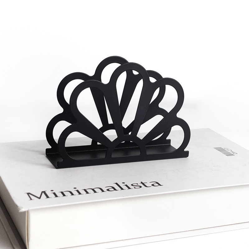 Servilletero Vertical de Mesa de Metal Decorativo para Restaurantes, Cafeterías y Hogar image 3