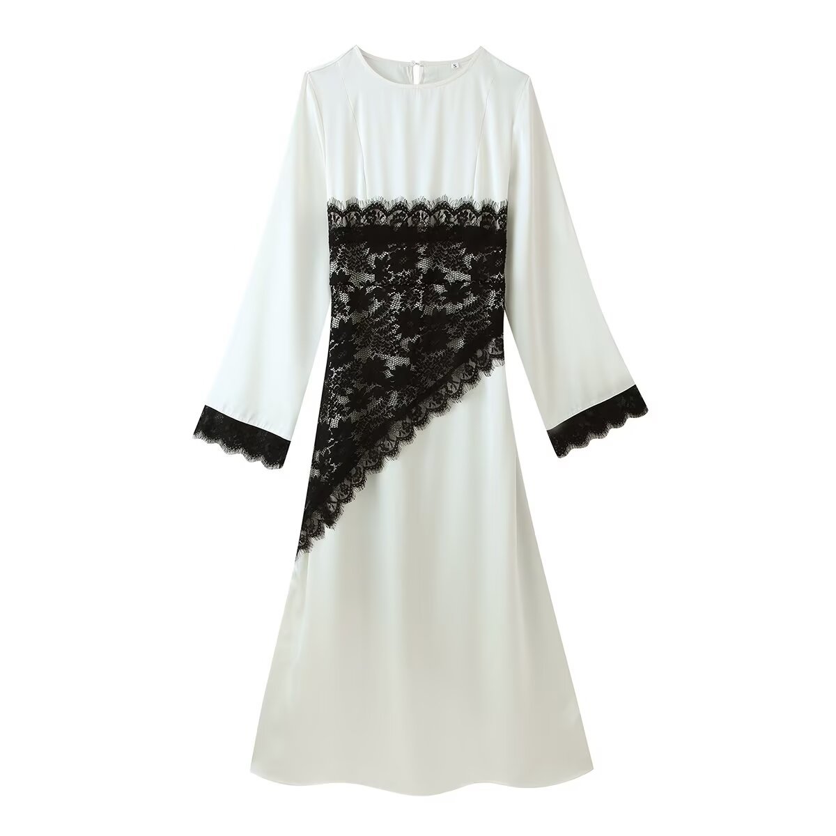 spring fashionable lace long dress
