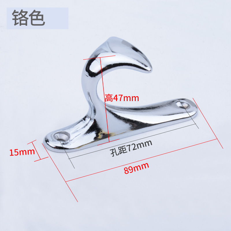 Gancho de ropa de aleación de Zinc negro simple moderno gancho de ropa detrás de la puerta gancho de ropa de almacenamiento sin perforaciones de aleación de Zinc negro