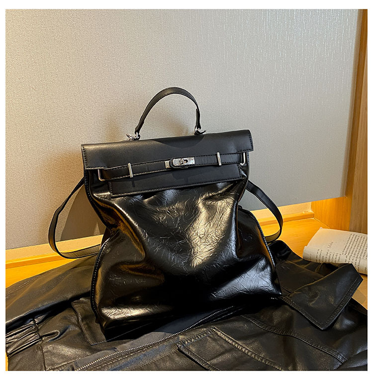 2023 Neue Doppel-Umhängetasche, Einzel-Umhängetasche, Umhängetasche, Dreifach-Nutzungstasche, Handgriff-Muster, Öl-Ledertasche, große Kapazität, beliebte Eimertasche_voghion.com