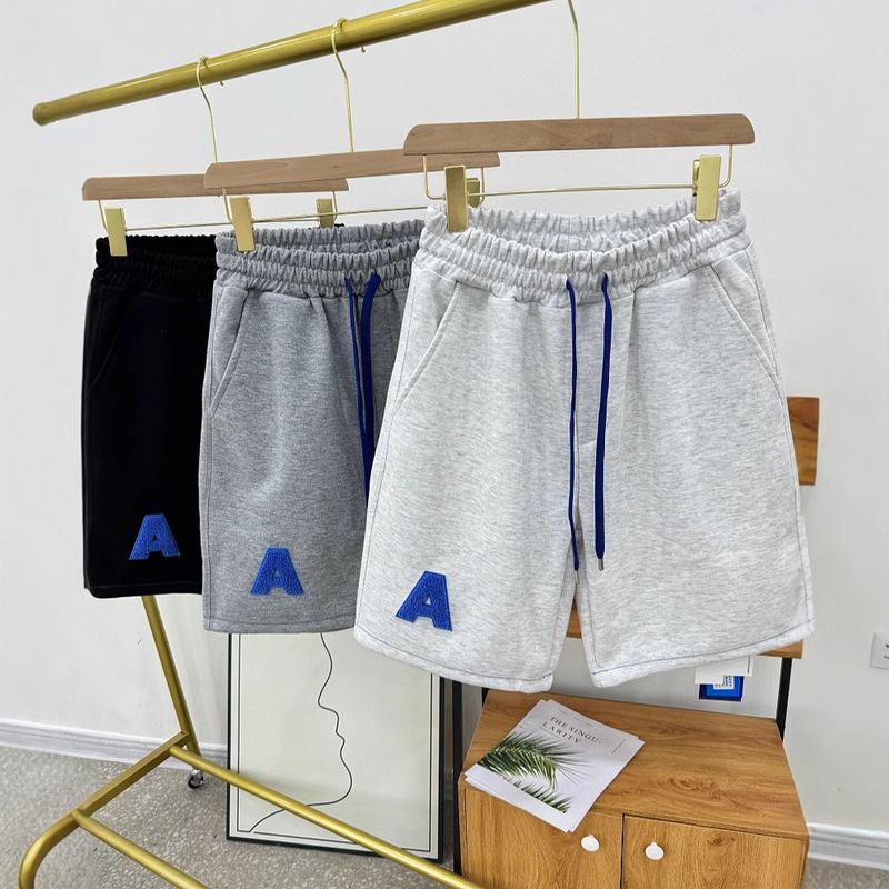 Casual Sports Shorts for Men and Women Couple Summer Thin Five-point Pants Loose Letter High Waist Slimming New Trendy Pants Casual Sports Shorts for Men and Women Couple Summer Thin Five-point Pants Loose Letter High Waist Slimming New Trendy Pants