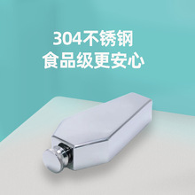 外贸爆款304不锈钢酒壶随身户外小扁酒壶便携式酒瓶工厂直销定制