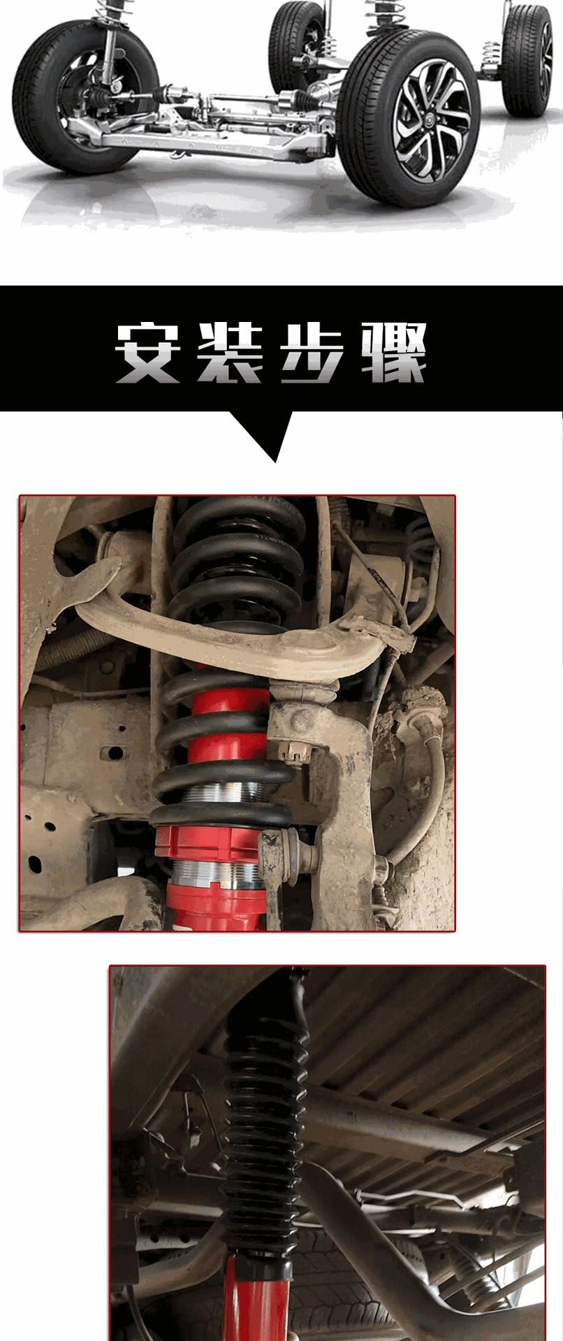 Hilux Revo/Vigo 65MM adjustable nitrogen shock absorber M65 chassis 2inch height increase shock absorber