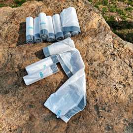 超大承重力家用加厚大号手提式塑料垃圾袋便携式一次性塑料袋