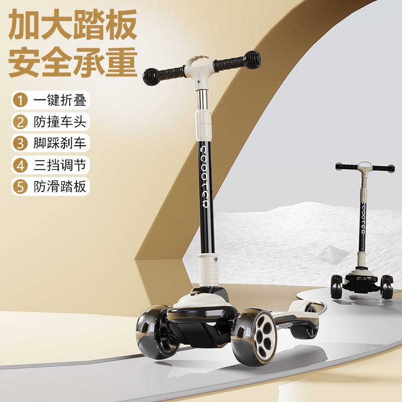 Scooter para niños 2–14 años, patinete infantil ajustable, juguete deportivo