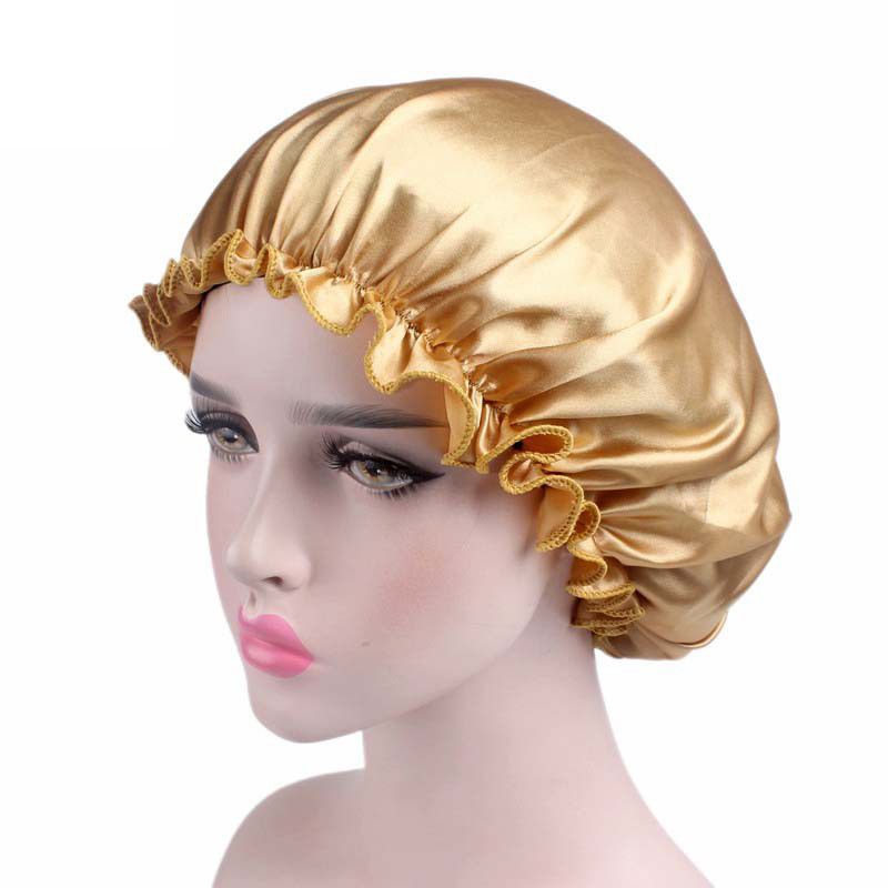 Foreign Trade Ladies Sade Lace Nightcap Chemotherapy Cap Hair Care Cap TJM-250
