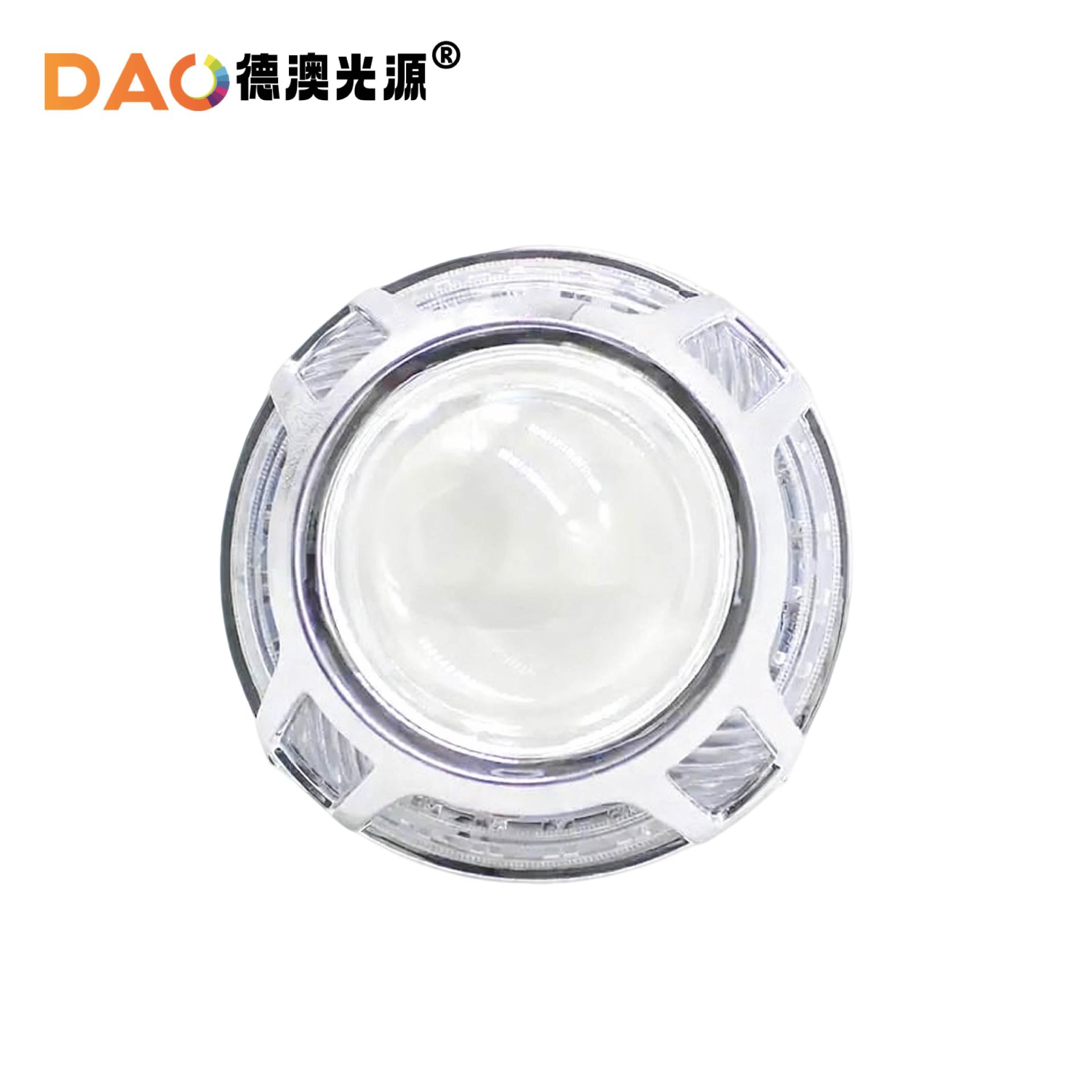 Palmela 3 pulgadas LED de doble luz lente especial cubierta decorativa Ángel ojo Diablo ojo diurno luz lagrimal ojo