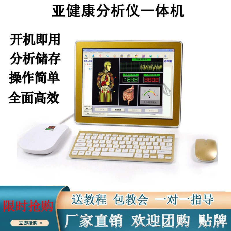 Общая практика детектор суб-здоровье микроэлемент количество интеллектуальный детектор Интегрированная машина голографический квантовый детектор производитель