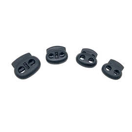 厂家现货猪鼻扣松紧拉绳吊钟批发纽扣弹簧扣塑料弹簧扣口袋束绳扣