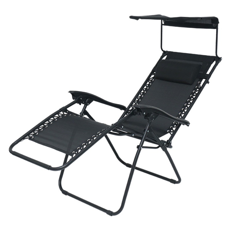 Outdoor camping beach chair beach awning lounge chair foreign trade hot selling folding recliner garden balcony chair set