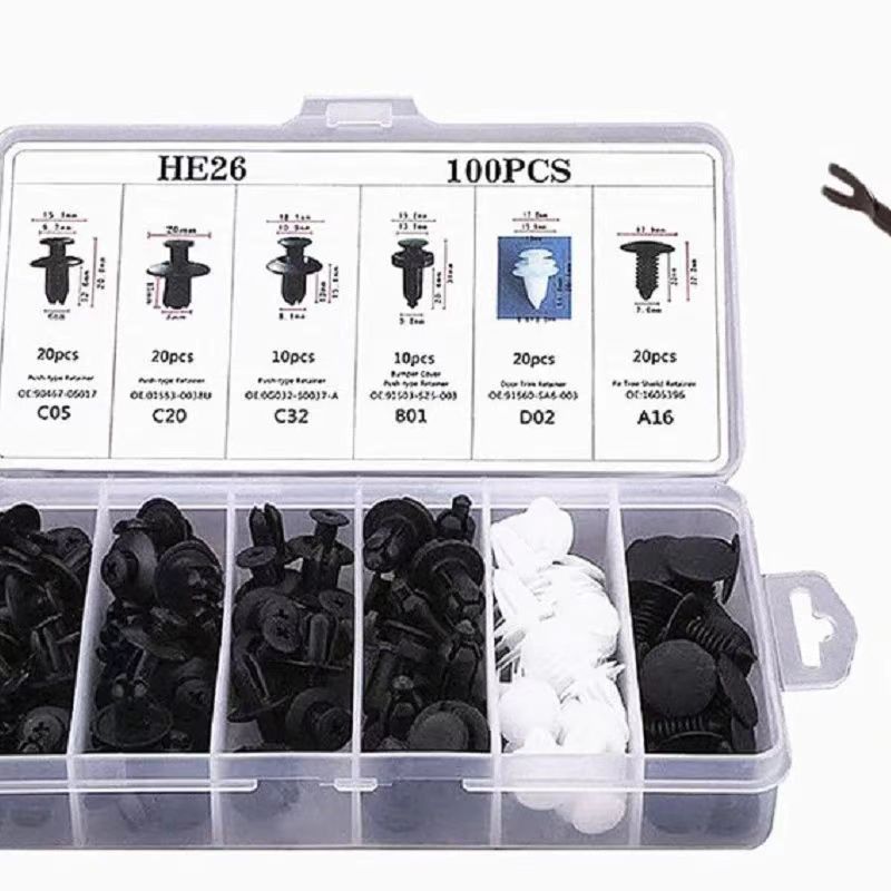 Car Trunk He26 Plastic Clips Universal Body Accessories Auto Parts Cross-Border Accessories Collection