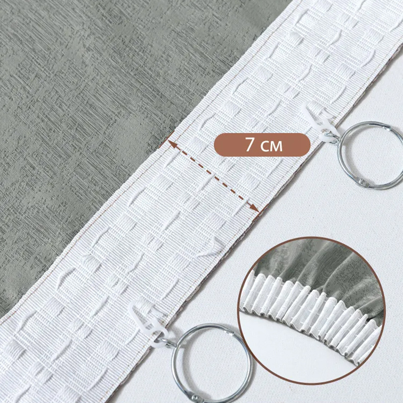 Transfronterizo Amazon Jacquard cortinas