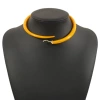 N12910 yellow pepper necklace