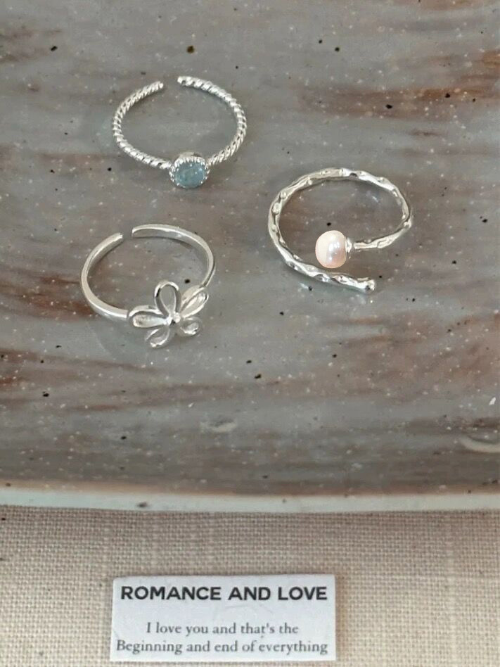 1g Weight Open Rings Classification Adjustable Ring Size 1 Piece Quantity Daily, Date Occasion 925 Sterling Silver Material Geometric Pattern All Seasons Season Women's Gender Simple Style, Classic Style Style 1 Piece 925 Sterling Silver Geometric Open Rings 6
