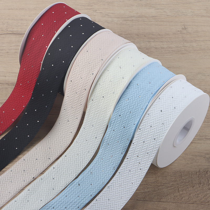 (2개) 다이아몬드면 벨트 단색 포장 리본 꽃집 꽃 선물 수제 DIY 포장 재료 케이크 포장 새로운 스타일