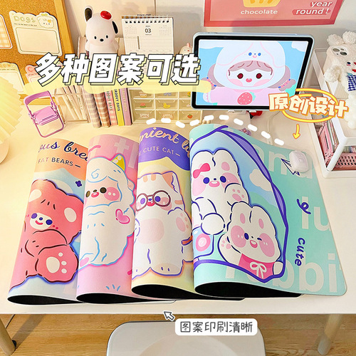Original Cartoon Heated Mouse Pad Cute Winter Office Desktop Heated Mouse Pad Student Dormitory Warming Table Pad