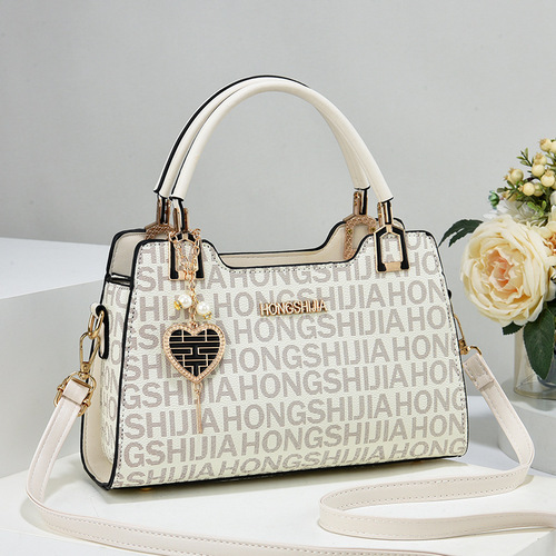 Leisure and elegant mid-aged mother bag for ladies, handbag for commuting, large capacity,  new fashion, versatile crossbody bag