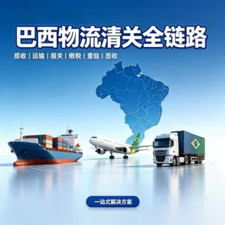 巴西物流清关全链路 双清门到门南美巴西专线物流一站式清关派送
