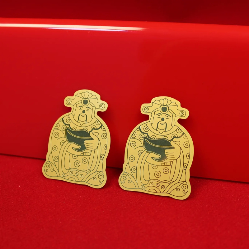 蛇年 金箔携帯電話ステッカー プリンセス、金運を引き寄せるためにお金の神様、貔貅、お金の重要性、幸運の猫、心が満たされる|undefined