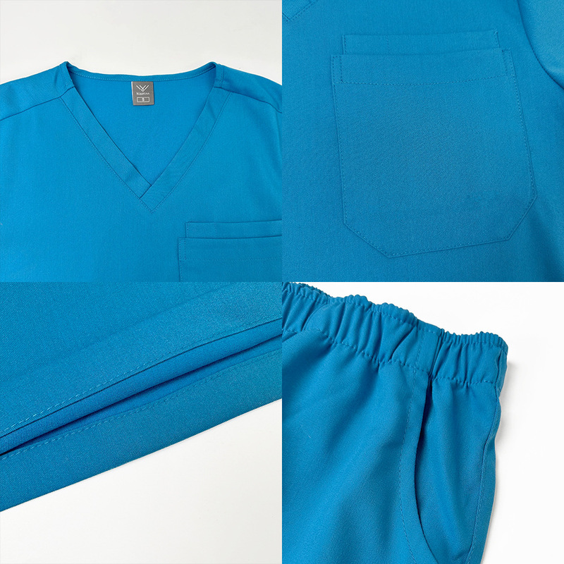 半袖医師看護師ペット歯科口腔作業服看護服手洗い服手術室ブラシ手服女|undefined