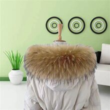 高端仿真貉子毛领单卖毛领通用百搭狐狸毛女士毛领派克服羽绒服