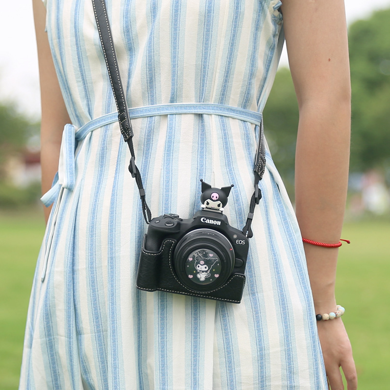 캐논 R50 보호 커버 R10200D 2 세대 R8RP 카메라 가방 마이크로 단일 쉘 액세서리 가죽 R5R6IIR7 별표