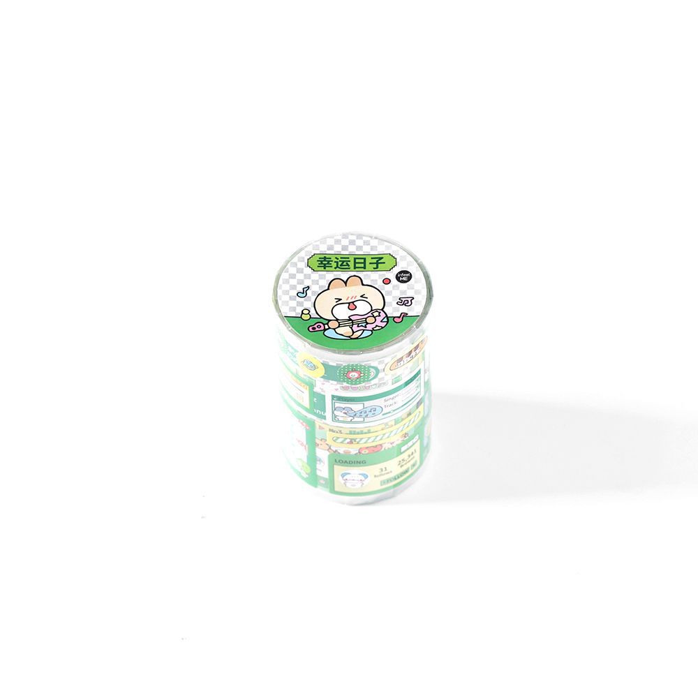 Infeel.Me Cinta de troquelado de material de viento antiguo Linda serie de negocios Cinta de decoración de collage de cuentas manuales