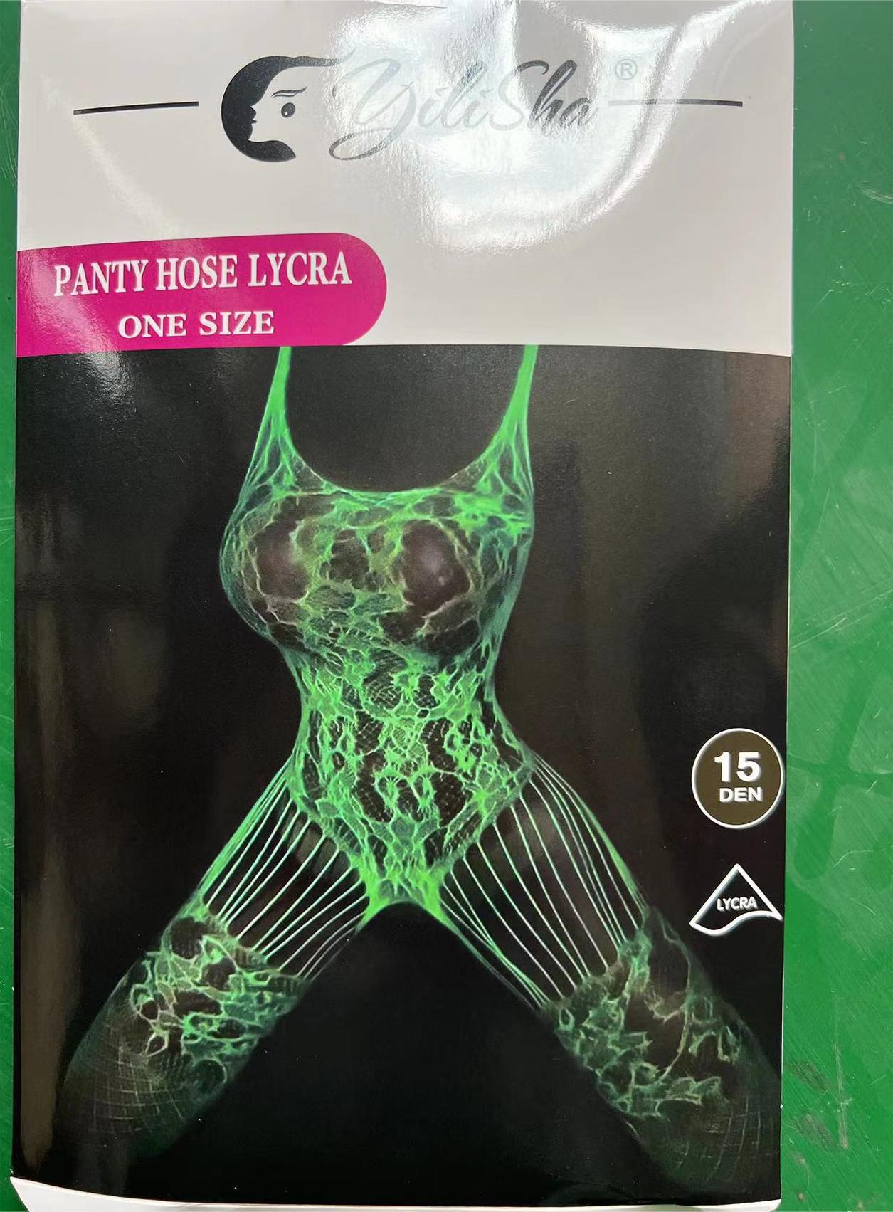 Nuevo mono luminoso nuevo material fresco luminoso reflexivo sexy pantimedias hueco sexy coqueteo bottoming Calcetines