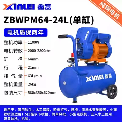 Xinlei Brushless Permanent Magnet Variable Hava kompressorları - zbwpm64-24l-single-cylinder