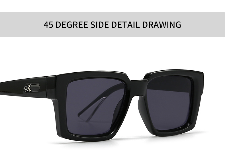 Europe and the United States cross-border trend street photography retro art sunglasses modern charm INS wind men's sunglasses 3604_voghion.com