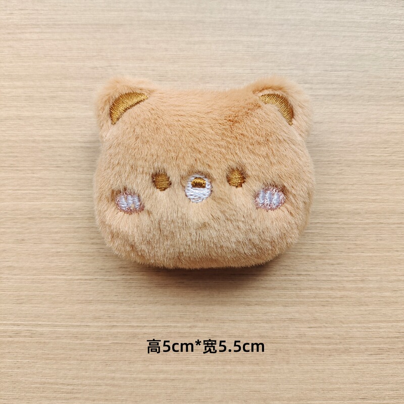漫画ぬいぐるみ動物ヘッド人形アクセサリーかわいいクマウサギカエル人形装飾ブローチアクセサリー卸売|undefined