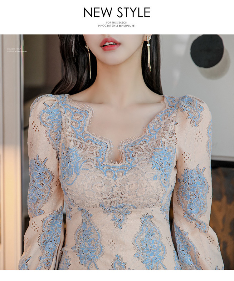 流拼接气质连衣裙 Image 5